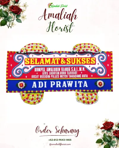 Karangan Bunga Ucapan Selamat kalanggunung