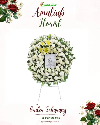 Krans Bunga Duka Cita kalanggunung